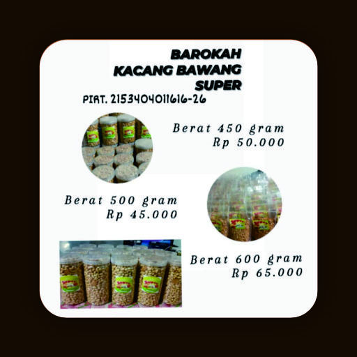 Barokah - Kacang Bawang Super (600 gr)