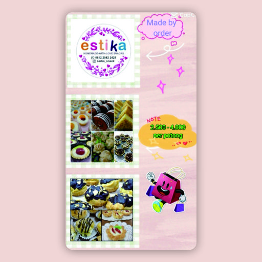 Estika Snacks - Aneka Kue & Camilan (Made by Order)