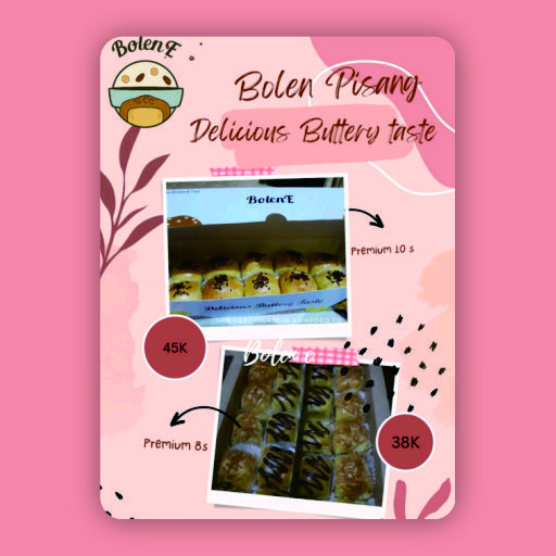 Bolen'E - Bolen Pisang Premium (Isi 10)