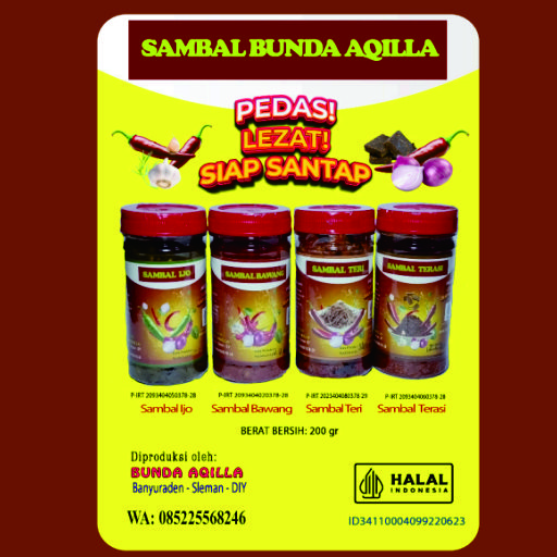 Sambal Bunda Aqilla - Sambal Teri